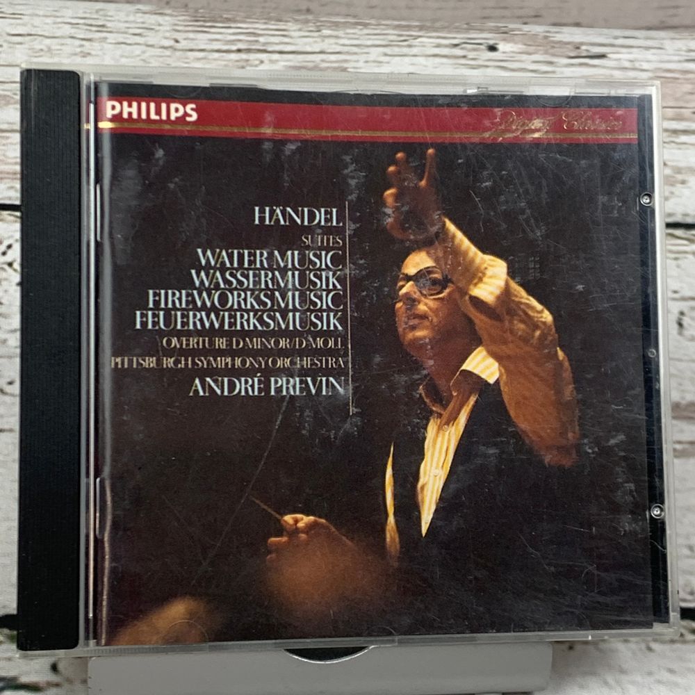 Händel André Previn Pittsburgh Symphony Orchestra – Suites Water Music [CD 1984]